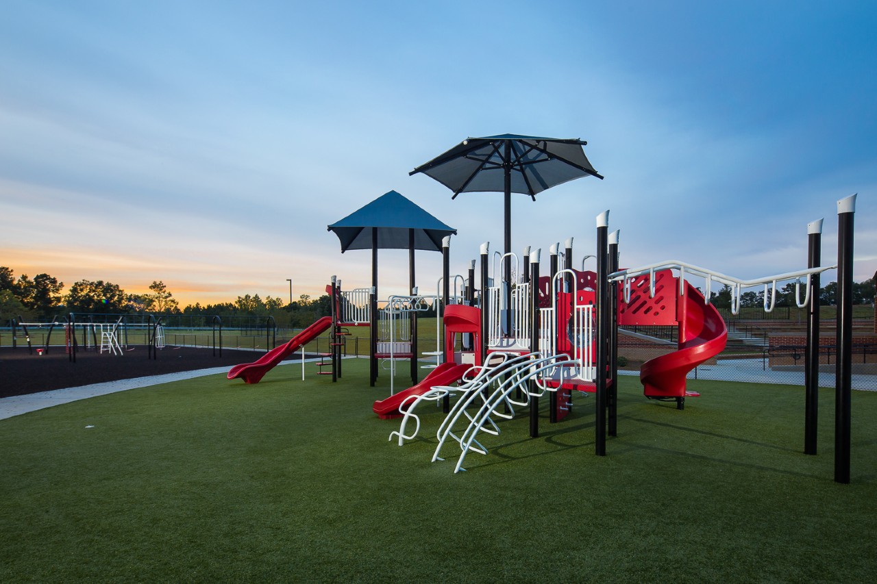 Synthetic grass playground by Southwest Greens East Bay